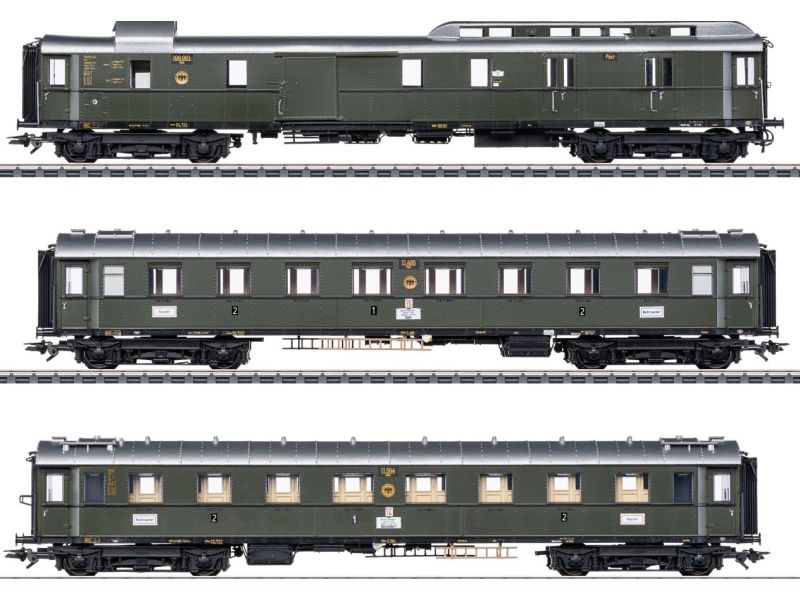 MÄRKLIN 42490 Set di carrozze rapide FD 226 per la BR 01
