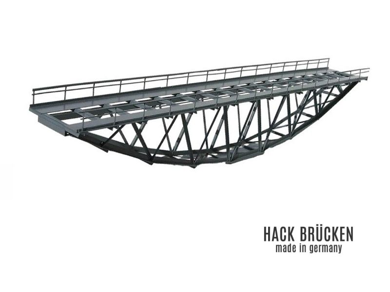 HACK 13350 Fischbauchbrücke 48.5 cm, eingleisig (B48) Grün HACK 13350 Fischbauchbrücke 48.5 cm, eingleisig (B48) Grün