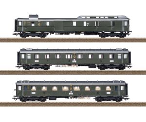 TRIX 23650 Schnellzugwagen-Set FD 226 mit Zuglaufschilder Berlin-Hannover-Hamm-Wuppertal
