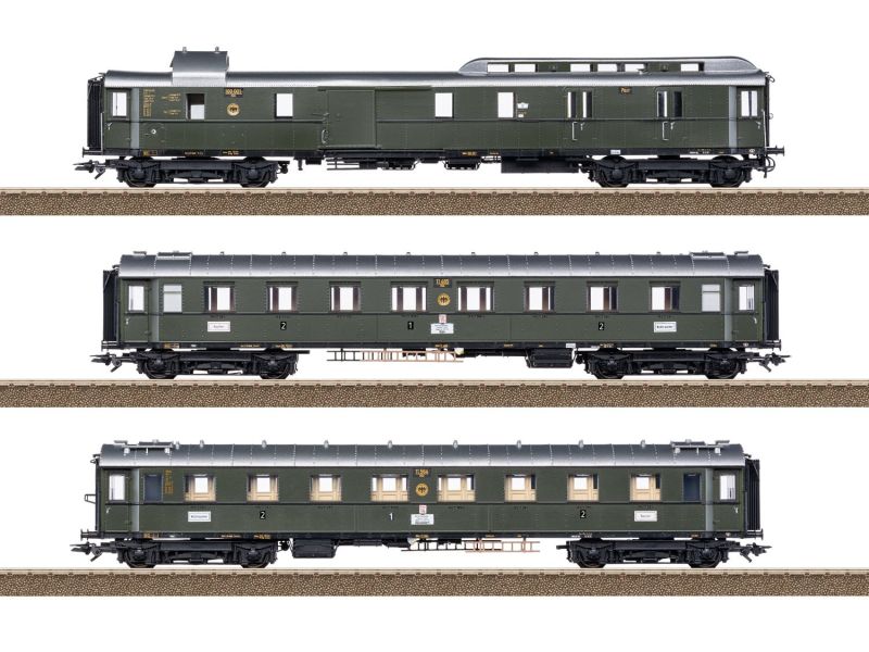 TRIX 23650 Schnellzugwagen-Set FD 226 mit Zuglaufschilder Berlin-Hannover-Hamm-Wuppertal TRIX 23650 Schnellzugwagen-Set FD 226 mit Zuglaufschilder Berlin-Hannover-Hamm-Wuppertal