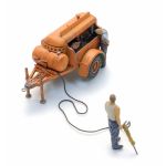 ARTITEC 387.611 Kompressoranhänger + 2 Figuren - Detailansicht 2