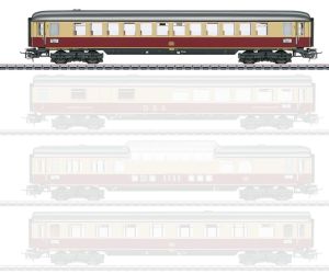 MÄRKLIN 40851- 4 Tinplate Abteilwagen mit Schlussbeleuchtung