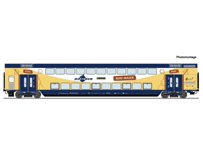 ROCO 6200107 Doppelstockwagen, metronom-Ruhewagen ROCO 6200107 Doppelstockwagen, metronom-Ruhewagen
