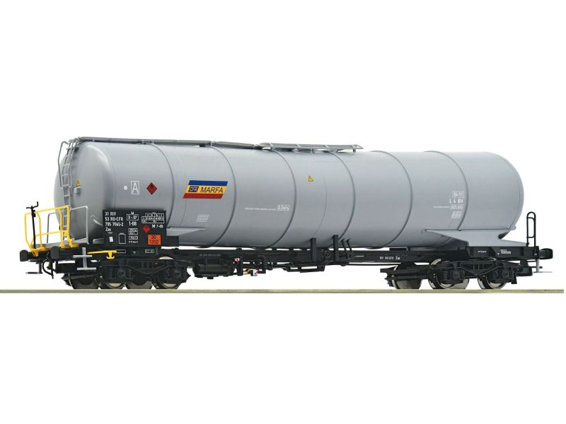 ROCO 6600090 Vierachsiger Kesselwagen, Zas mit gelben Geländer ROCO 6600090 Vierachsiger Kesselwagen, Zas mit gelben Geländer