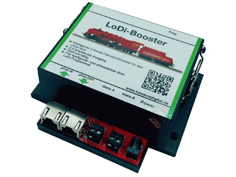 Lokstoredigital LoDi015 LoDi-Booster 15 Volt (ferrovie...