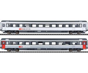 LC 9707 2tlg. SBB Wagen Set C EC 6/7 Chur-Hamburg