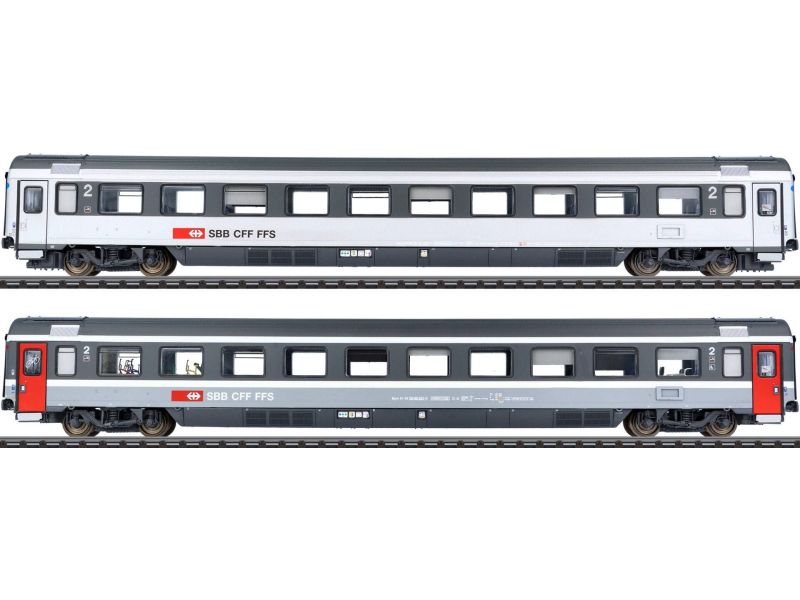LC 9707 2tlg. SBB Wagen Set C EC 6/7 Chur-Hamburg