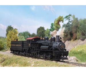 MÄRKLIN 38700 US-Getriebe-Dampflokomotive 'Shay' mit Pufferspeicher und mechanischer Technik.