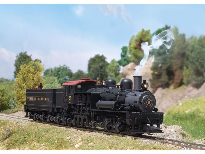MÄRKLIN 38700 US-Getriebe-Dampflokomotive 'Shay' mit Pufferspeicher und mechanischer Technik.