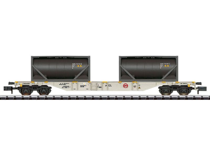 MINITRIX 15103 Carrello portacontainer Sgns