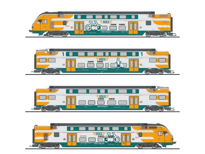 Liliput 133858 ODEG train électrique KISS, 4 pièces AC