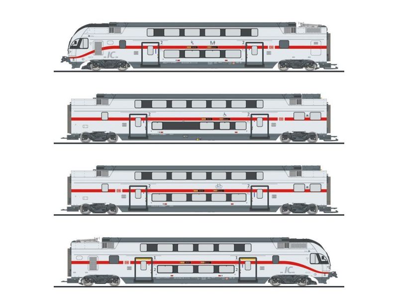 Liliput 133855 DB Elektro-Triebzug. IC-Ausführung KISS, AC
