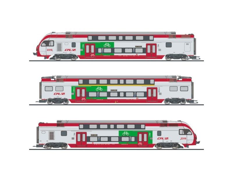 Liliput 133865 CFL Elettrotreno, KISS, CFL, AC