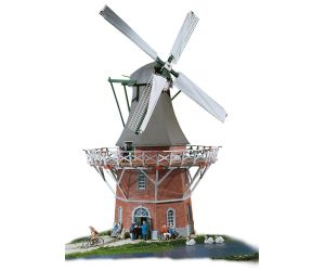 POLA 331701 Grosse niederländische Windmuehle. Mit gemauertem Unterbau