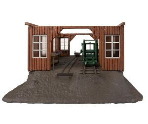 POLA 331180 Sägemühle mit rustikaler Holzfassade - Spur G - Detailansicht 2