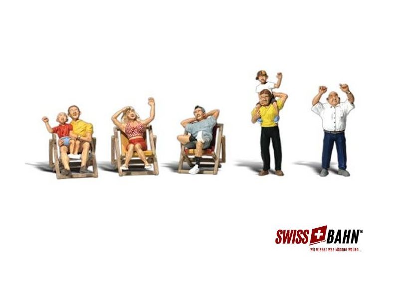 WOODLAND 1881 Amüsierte Zuschauer, H0