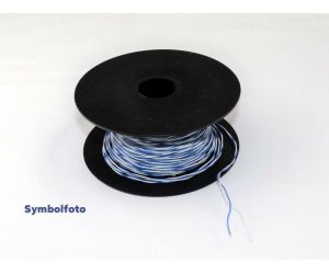 SUHNER 504268 KABEL M72 Verzinnt blau/weiss 0.50mm - Ansicht 1