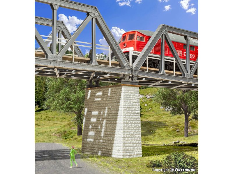 KIBRI 39753 Stahl-Viadukt-Mittelpfeiler - H0 KIBRI 39753 Stahl-Viadukt-Mittelpfeiler - H0