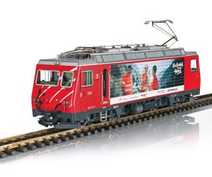 LGB 23105 MGB Elektrolok HGe 4/4 II 'Mitarbeiterwerbung' - Ansicht 1