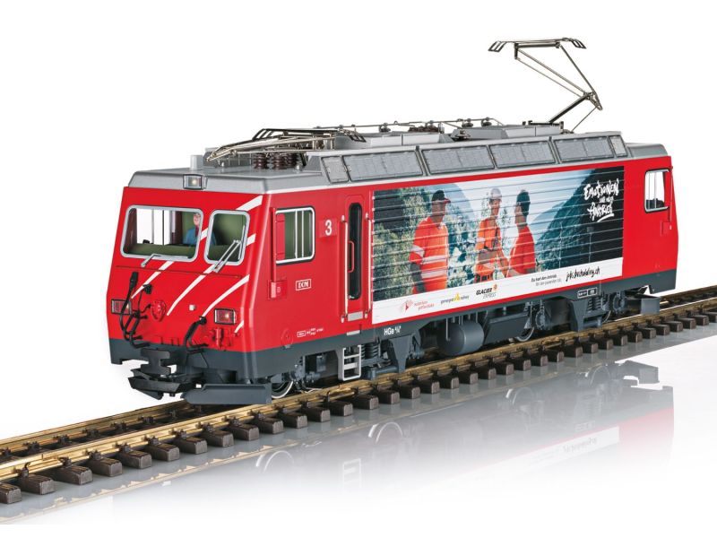 LGB 23105 MGB Elektrolok HGe 4/4 II 'Mitarbeiterwerbung'