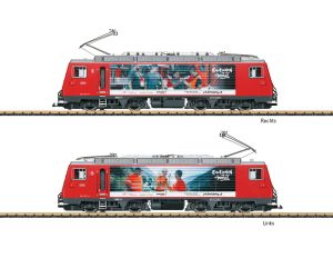 LGB 23105 MGB Elektrolok HGe 4/4 II 'Mitarbeiterwerbung' - Detailansicht 2
