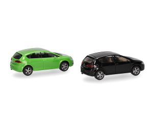 HERPA 13970 Seat Leon-Set grün,schwarz H0