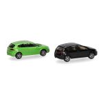 HERPA 13970 Seat Leon-Set grün,schwarz H0