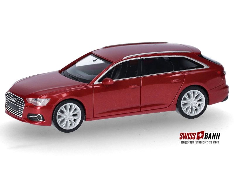 HERPA 430647 Audi A6 Avant, tango rot metallic , H0