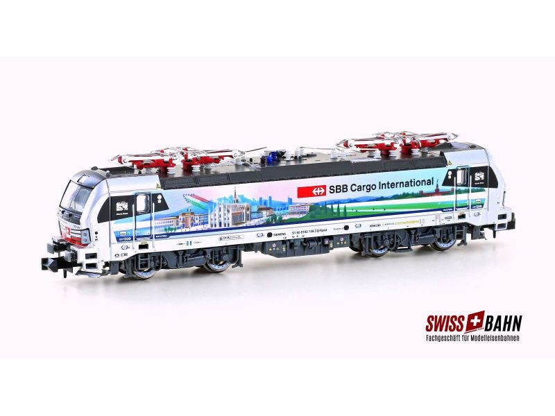 Descrizione del modello: HOBBYTRAIN 30177S SBB Vectron Cargo Monte Rosa
