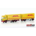 LEMKE 4607 MAN F90, 3-achs Koffer-Hängerzug DHL