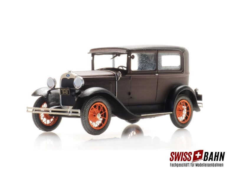 ARTITEC 387.525 Ford Model A Tudor, H0 (ferrovie in...