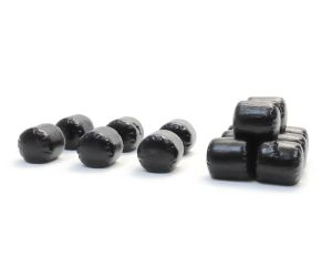 ARTITEC 387.616 Schweizer Siloballen Folie schwarz, Heu, Gras