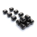 ARTITEC 387.616 Schweizer Siloballen Folie schwarz, Heu, Gras