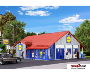VOLLMER 43662 Supermarkt LIDL, H0 - Ansicht 1