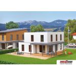 KIBRI 38339 Kubushaus Lina mit Terrasse - Polyplate - Detailansicht 2