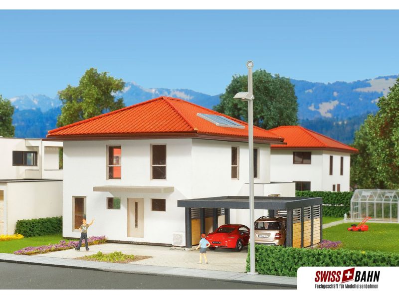 KIBRI 38336 Maison cubique Mia avec carport - Polyplate