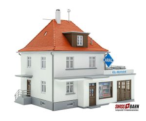 KIBRI 38202 Wohnhaus mit Werkstatt, H0 - Detailansicht 3