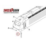Märklin E279091 Fenster-Lichtleiter Re 460/465