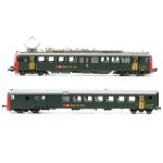 PIKO 96832 SBB RBe 4/4 1447+ BDt EW II, rote Front, DC