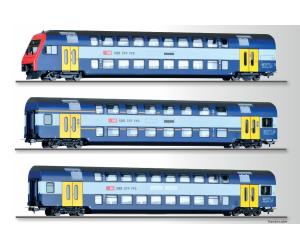TILLIG 70065 SBB Zürcher S-Bahn mit Steuerwagen (gelb) - Ansicht 1