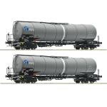 ROCO 77463 Kesselwagen- Set, 2.tlg. GATX 77463