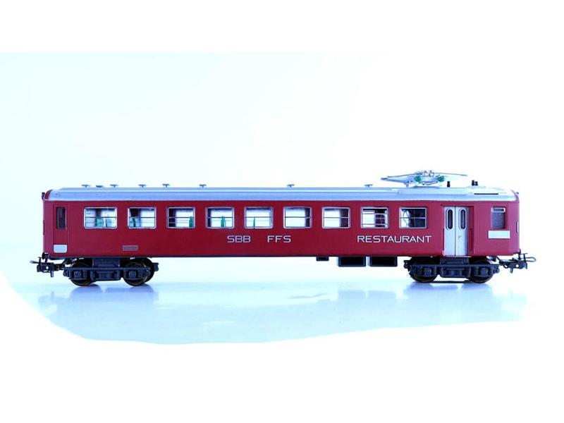 HAG 405 SBB Restaurantwagen AC / BL mit Innenbeleuchtung