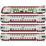 ROCO 6210148 CFL Set: Doppelstockwagen, 4 tlg. DC