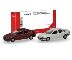 HERPA 014113 Renault Laguna, Sienarot und Arktisweiß - Ansicht 1
