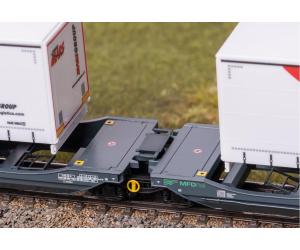 Märklin 47472 Doppel-Taschenwagen Sdggmrss - Detailansicht 2