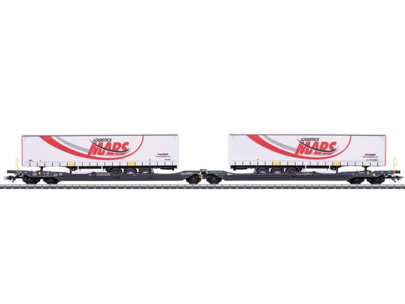 Märklin 47472 Doppel-Taschenwagen Sdggmrss Märklin 47472 Doppel-Taschenwagen Sdggmrss