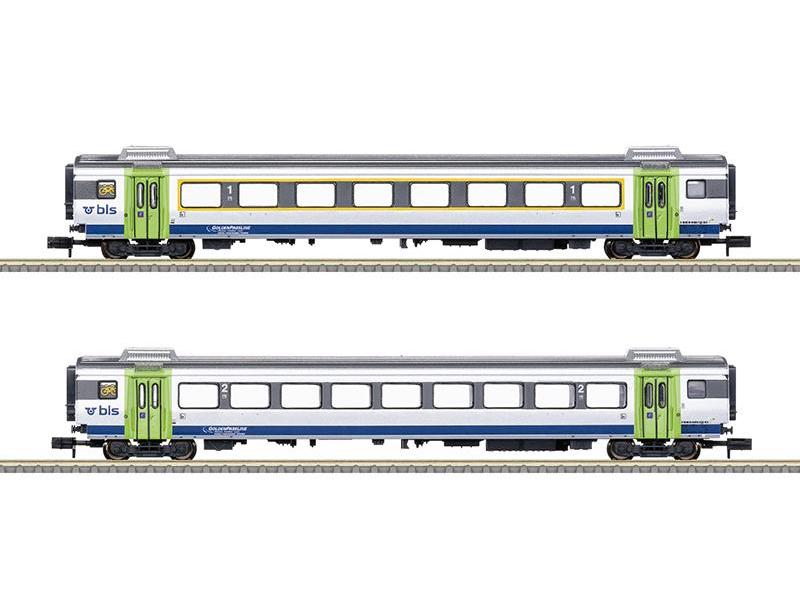 MINITRIX 18294 Set di vagoni BLS "GOLDENPASSLINE"