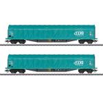 MÄRKLIN 47164 SNCB Schiebeplanenwagen-Set Rils - Ansicht 1