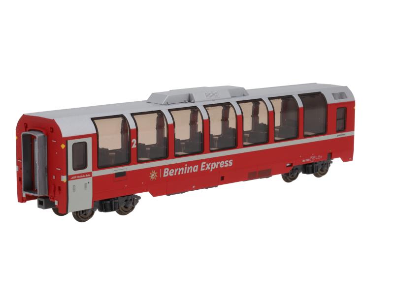 BEMO 3694142 RhB Bp2502 BEX 2ª Classe Panorama - Carrozza