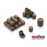 ARTITEC 387.640 Holzbierfässer Ladegut / Deko H0
